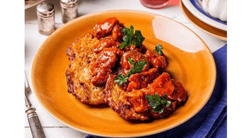 Placki ziemniaczane + zupa