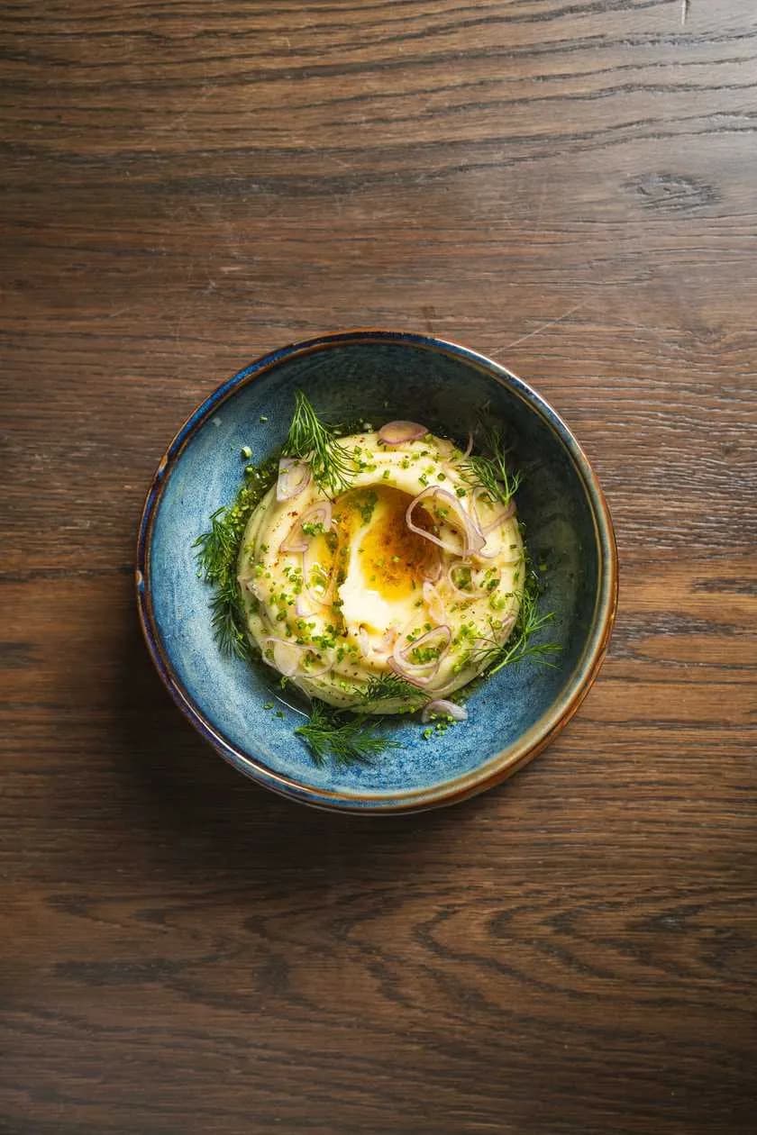 Creamy Mashed Potatoes, Beurre Noisette, Chives