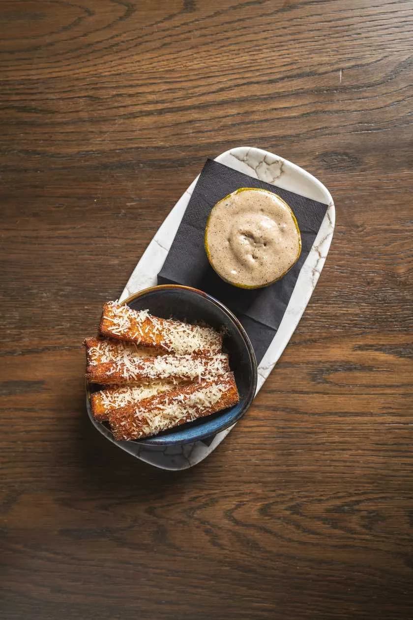 Potato Fries, Warm Truffle Emulsion