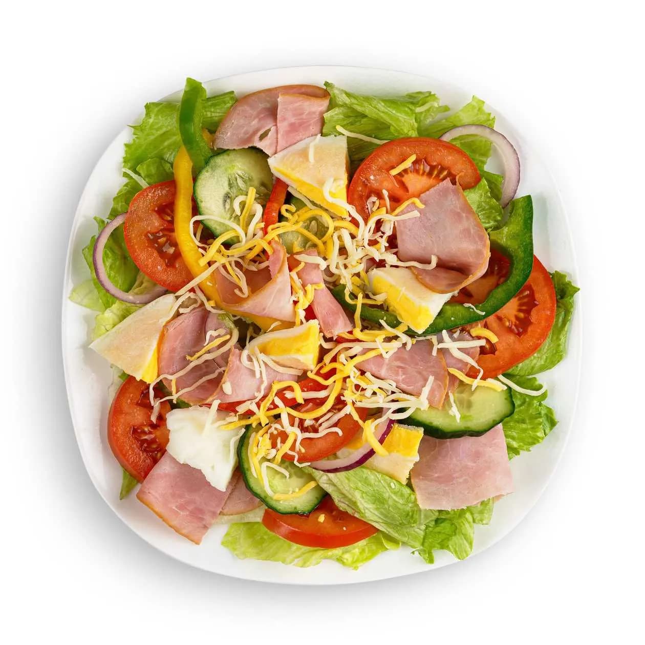 Egg and Ham Salad Set