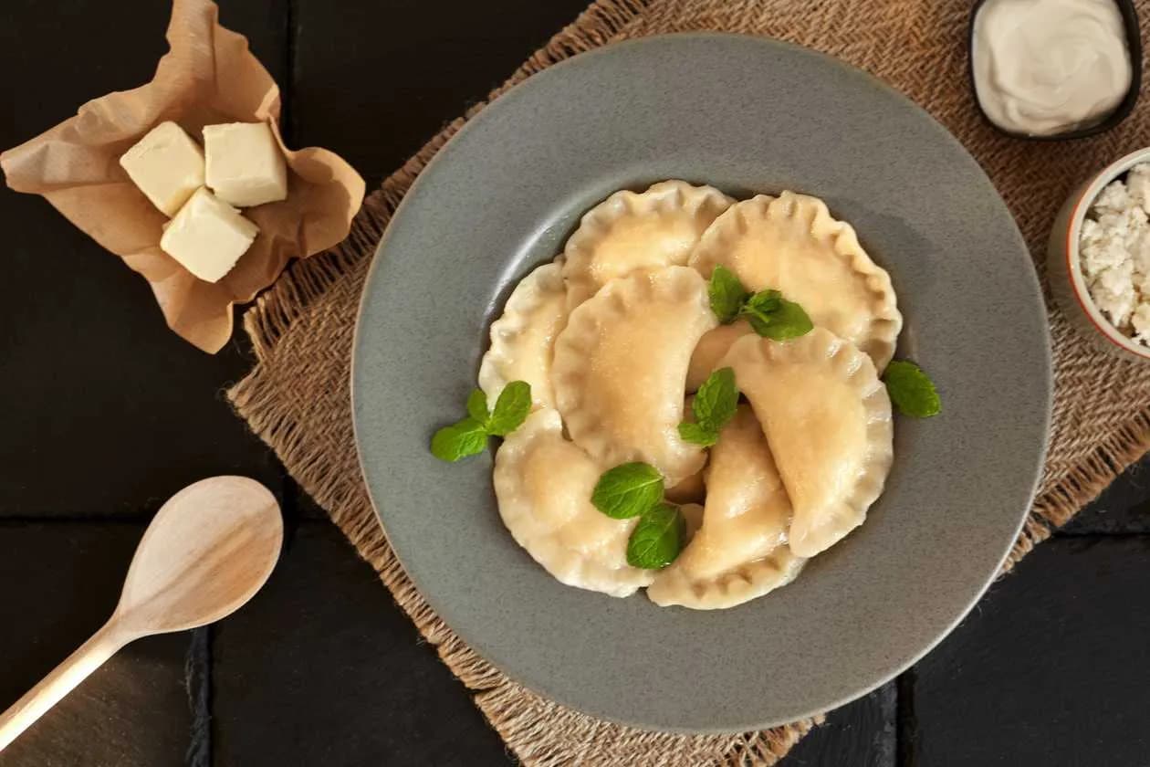Dumplings with Sweet Cottage Cheese