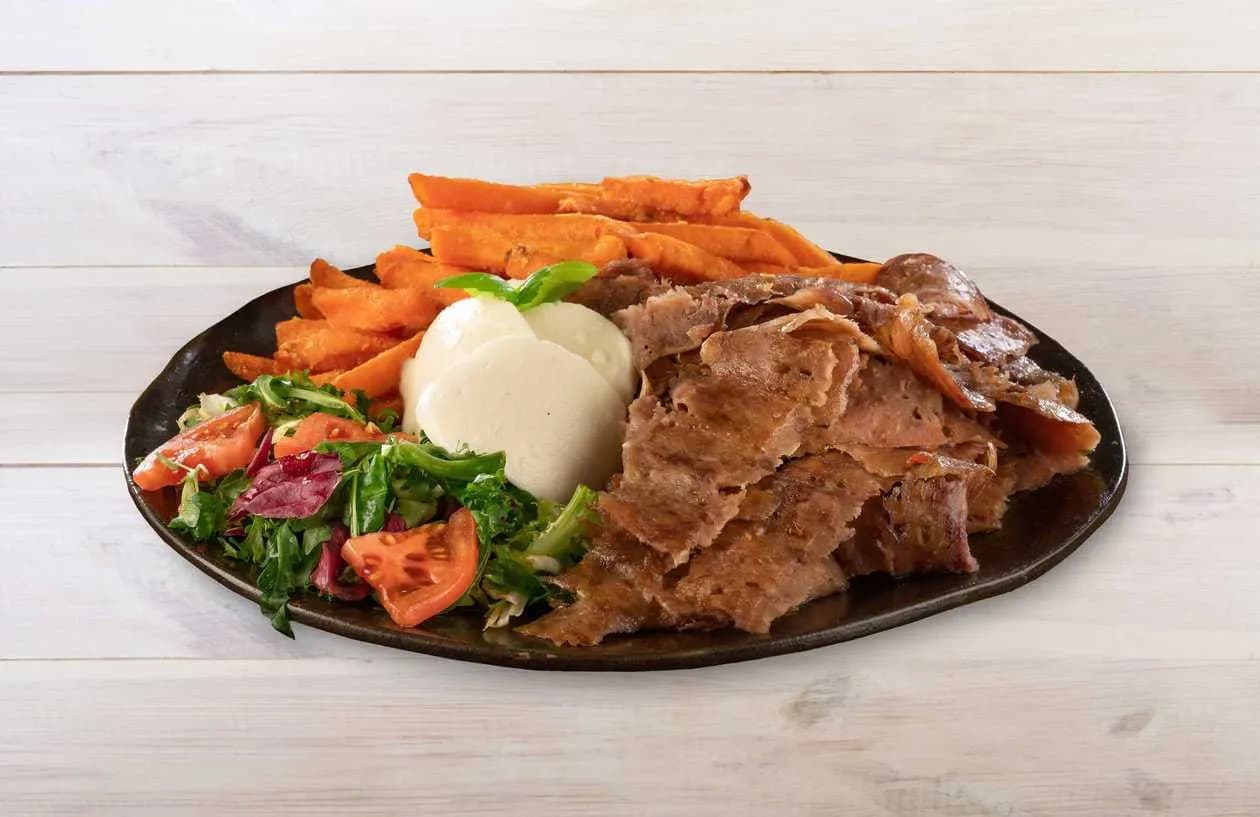 Kebab Mozzarella Plate