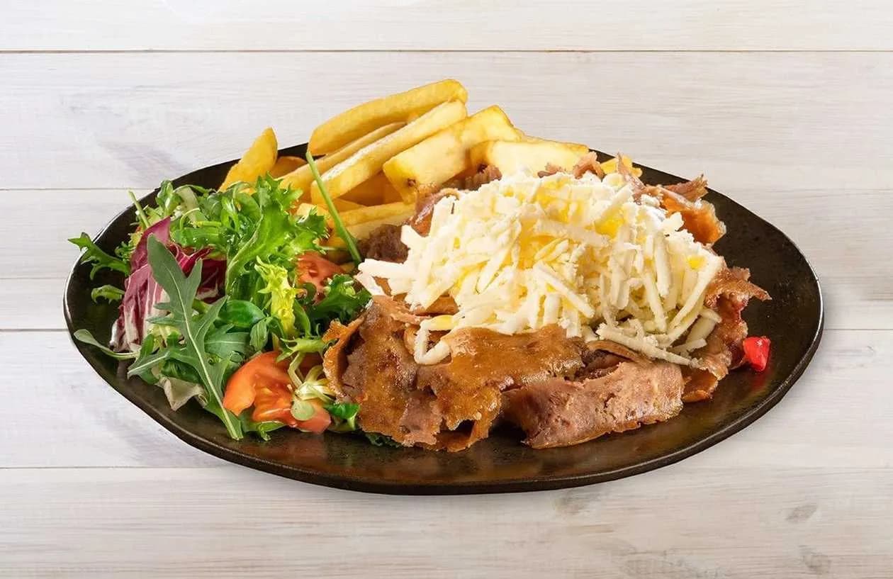 Kebab Plate with Cheese (Turkish)