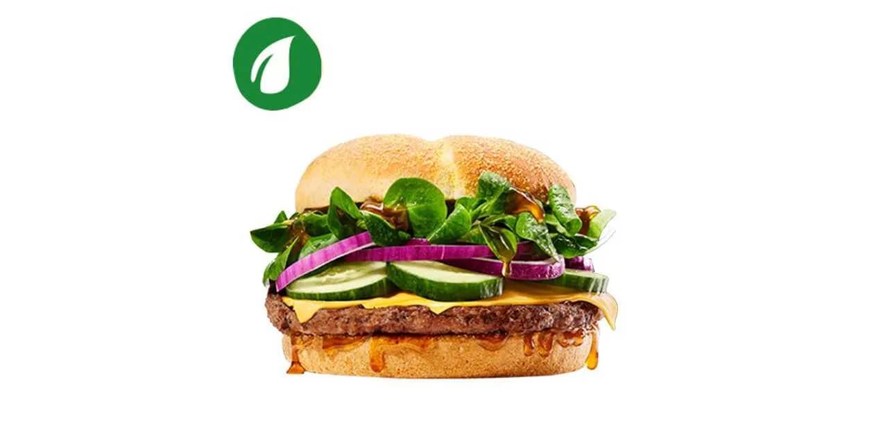 TeriyaKing Plant-Based Burger