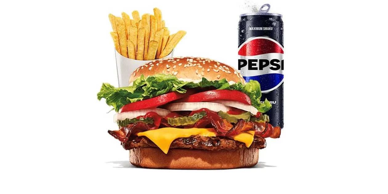 Bacon & Cheese Whopper Zestaw