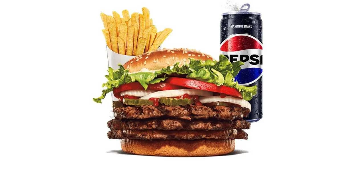 Triple Whopper Zestaw