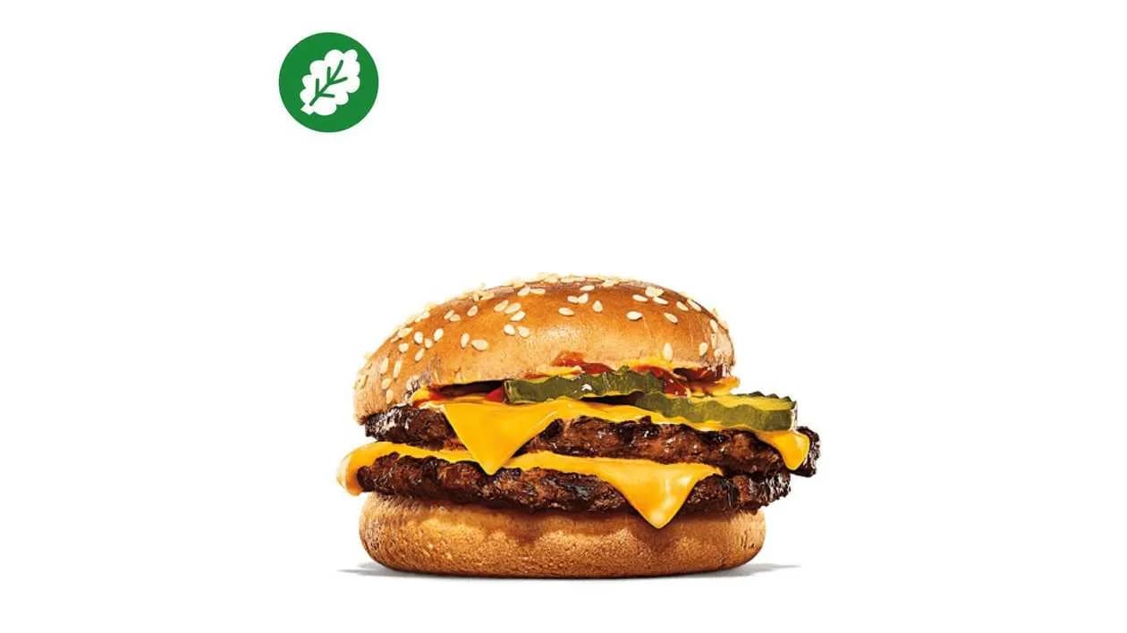 Plant-Based Double Cheeseburger