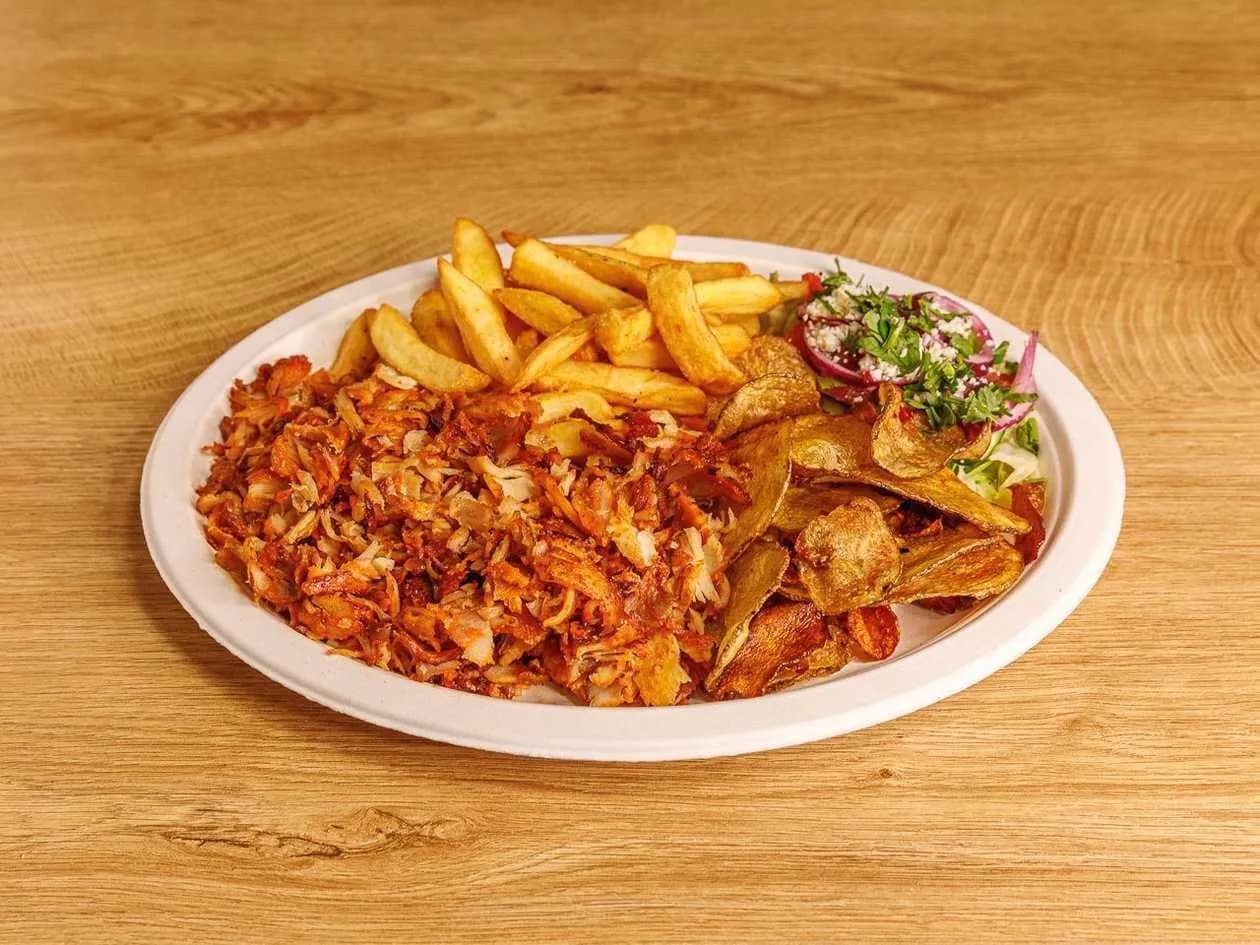 Special Kebab on a Plate
