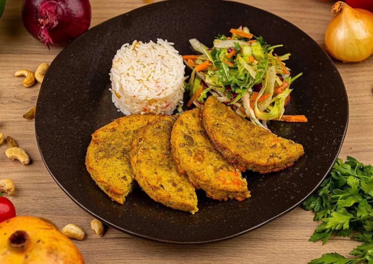 Plate Vegetable Pancake, Sweet Potatoes