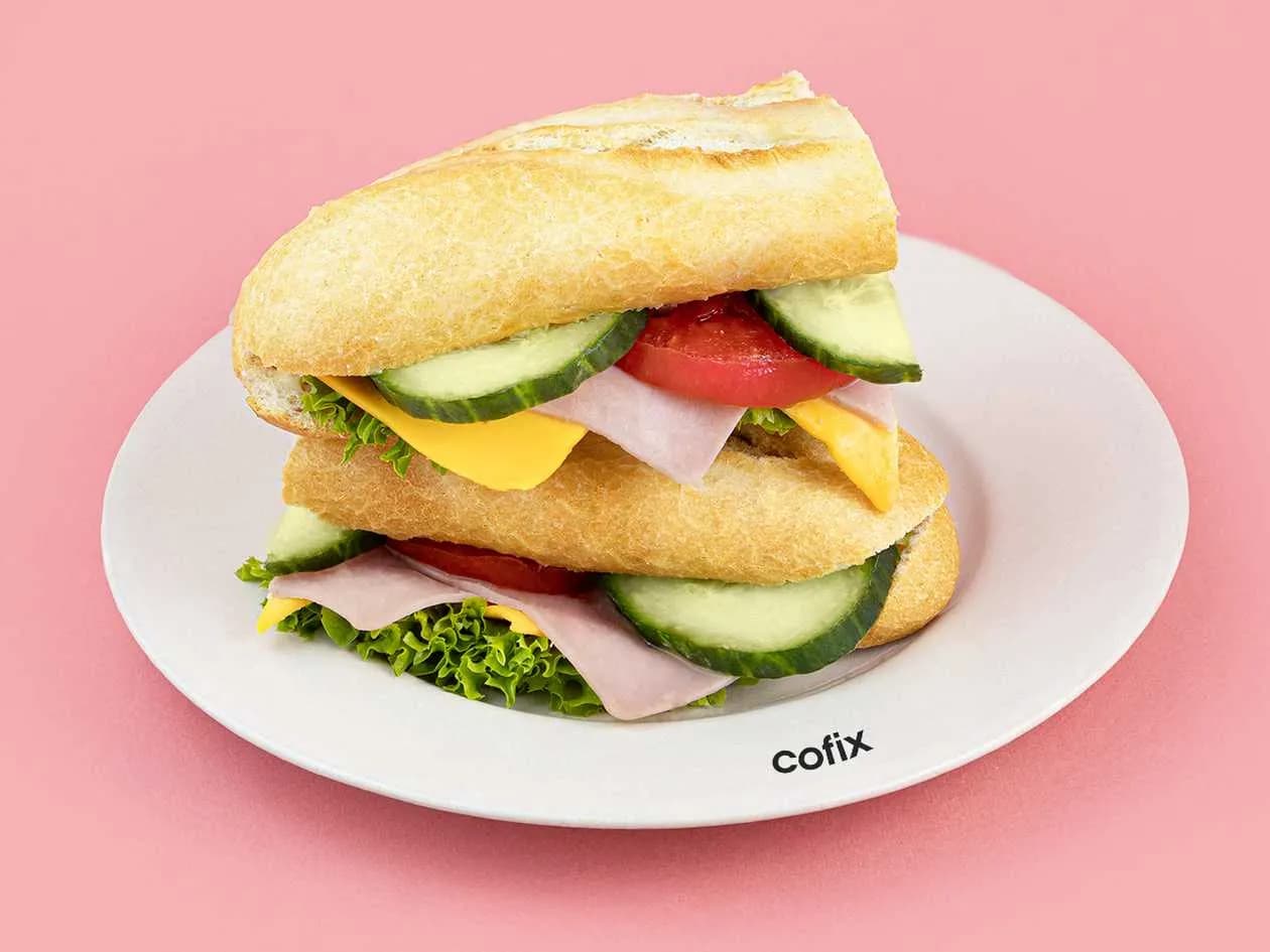 Bagietka z Szynką i Serem