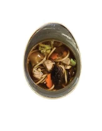 Chicken soup with rice noodles and shiitake mushrooms (280g)