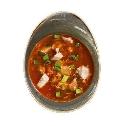 Tomato soup with chicken and egg (280g)