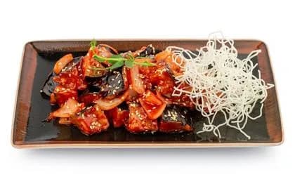 Eggplant in Honey Sauce with Sesame