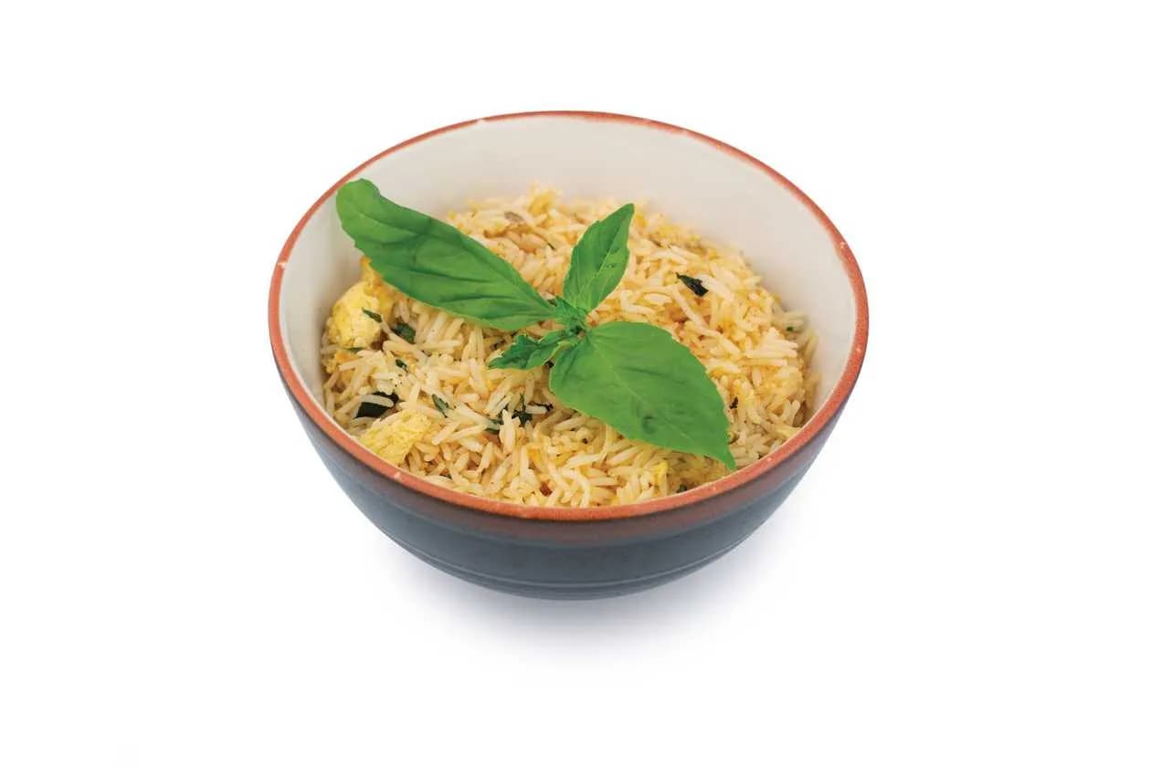 Spicy Rice with Basil and Thai Egg (300g)