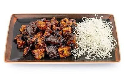 Crunchy Eggplant in Sichuan Caramel Sauce