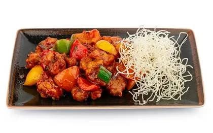 Chicken with Vegetables and Honey in Fresh Tomato Sauce