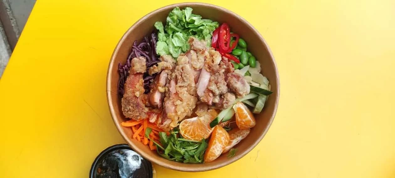 ASIAN SALAD WITH CHICKEN