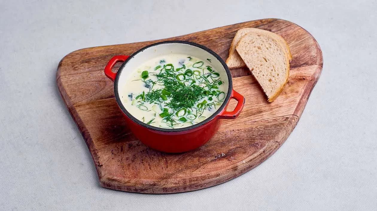 Okroshka Soup with Chicken