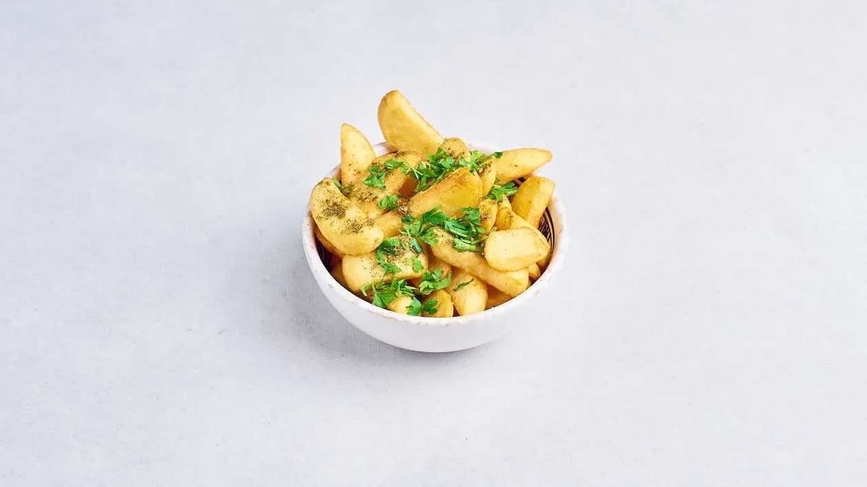 Fries with zatar