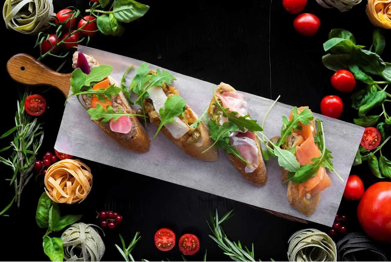 Bruschetta in 4 Ways