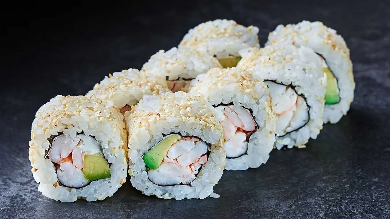 Boiled shrimp - california maki