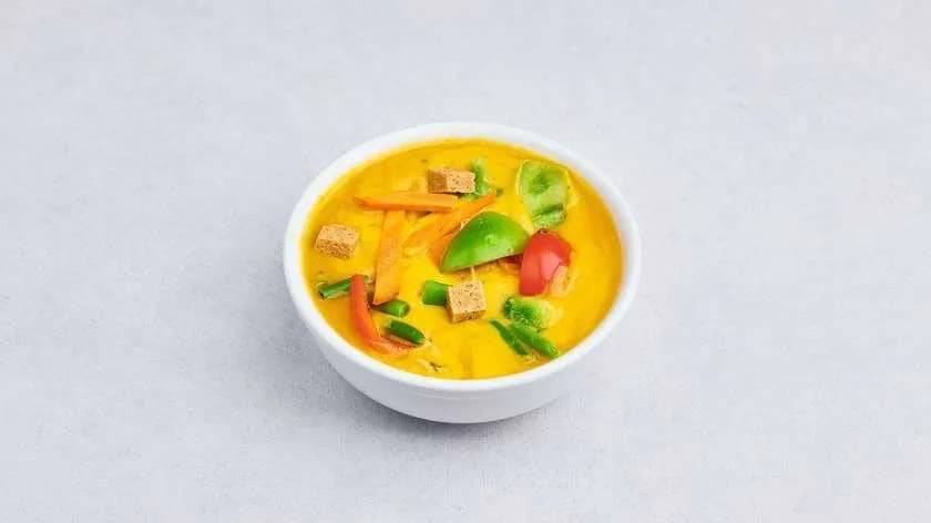 Żółty curry wegetariańskie