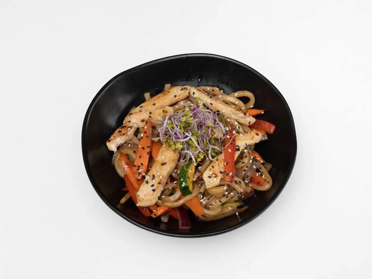 Wheat Noodles with Pork