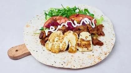 Sharma with Halloumi Cheese