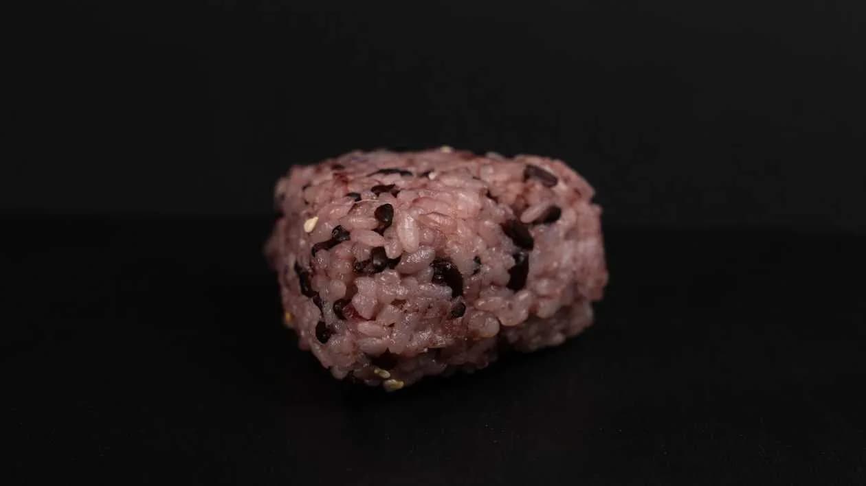 Onigiri with Raw Salmon