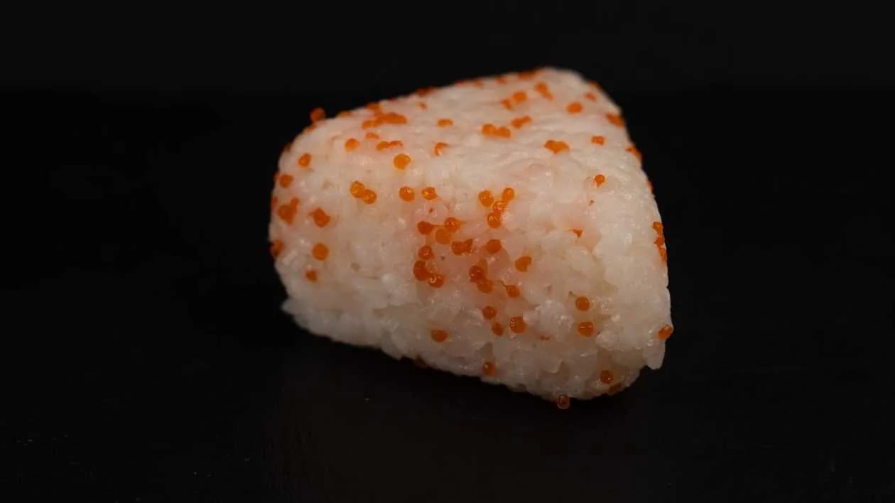 Onigiri with Tobika Caviar