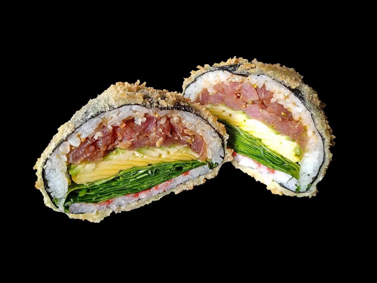 Sushi Burger with Tuna