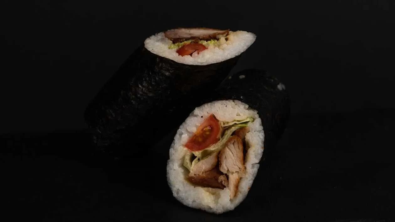 Handroll with Teriyaki Chicken