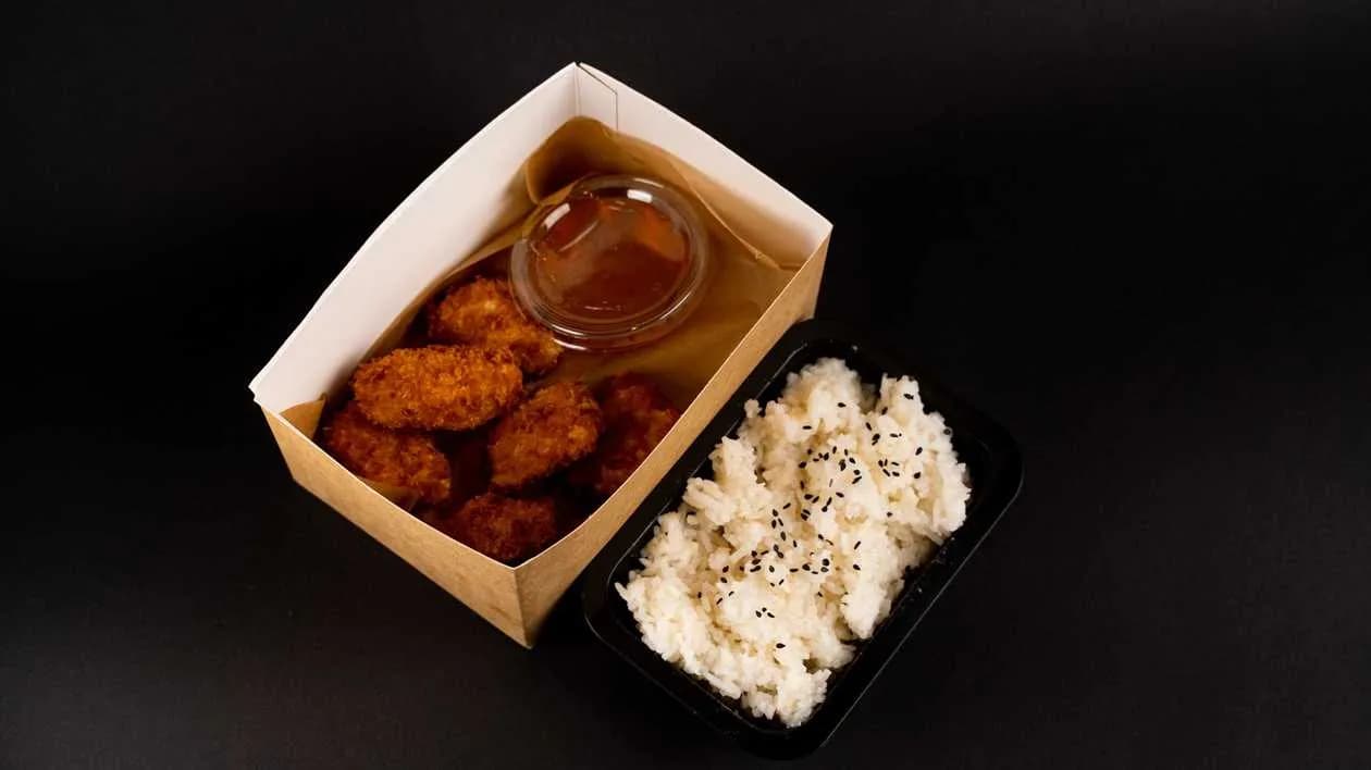 Nuggets with rice