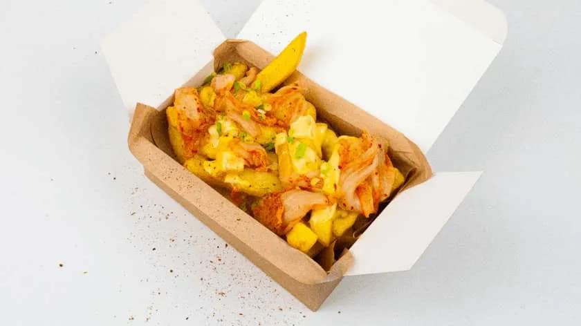 Z sosem serowym i domowym Kimchi 🌿