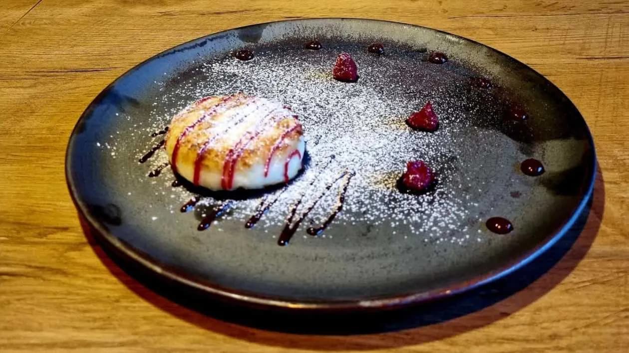 Sirnichek (Cottage Cheese Pie Served Warm)