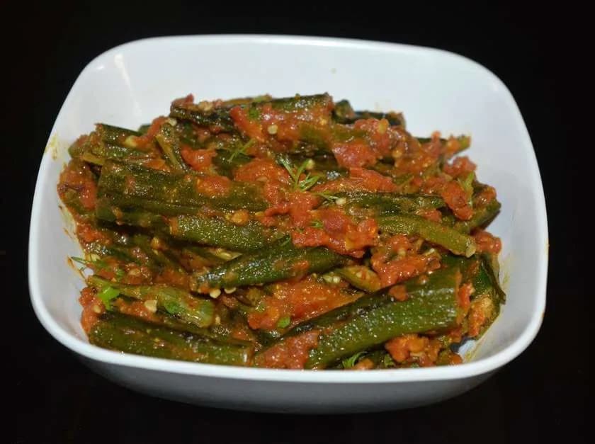 Okra masala (vegan)