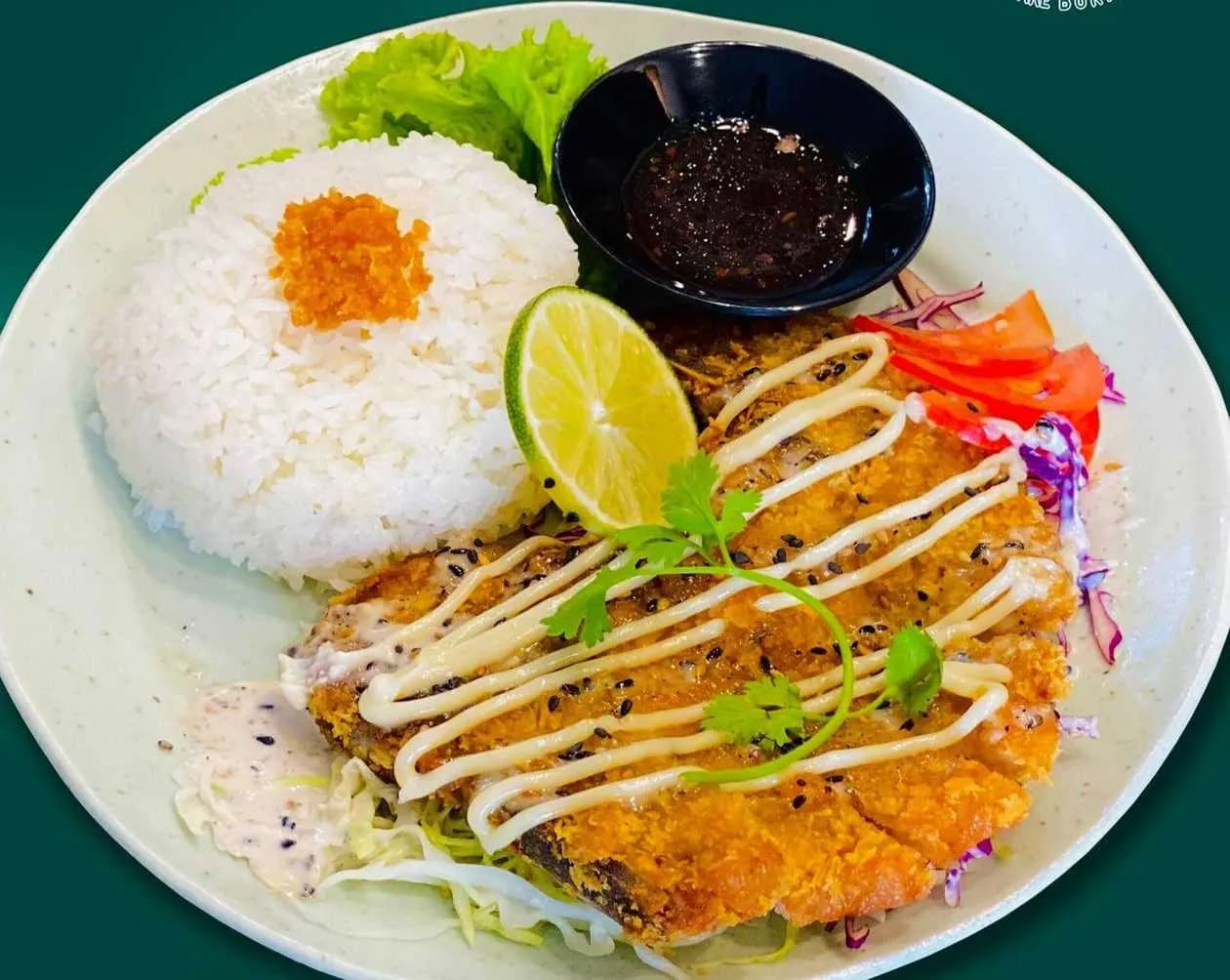 Panko wieprzowina z ryżem