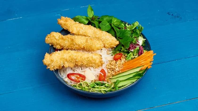 Bun z thai fried chicken