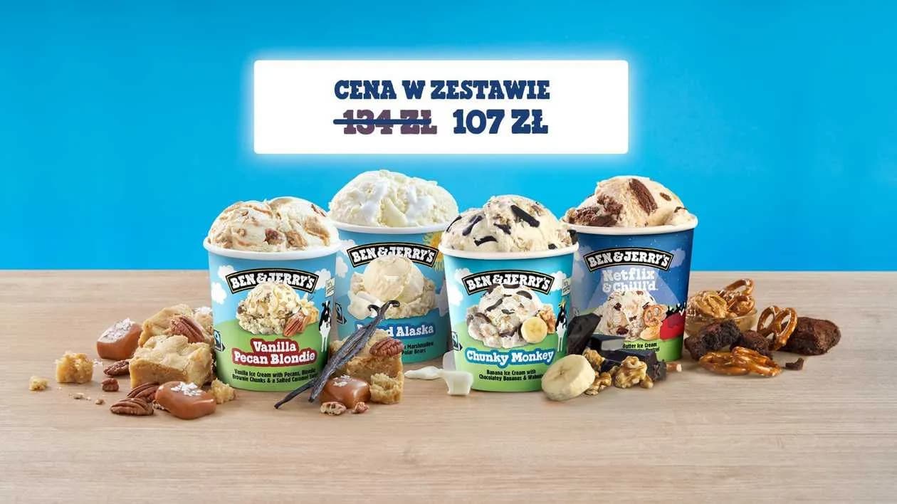 Zestaw 4 kubków BEN&JERRY'S