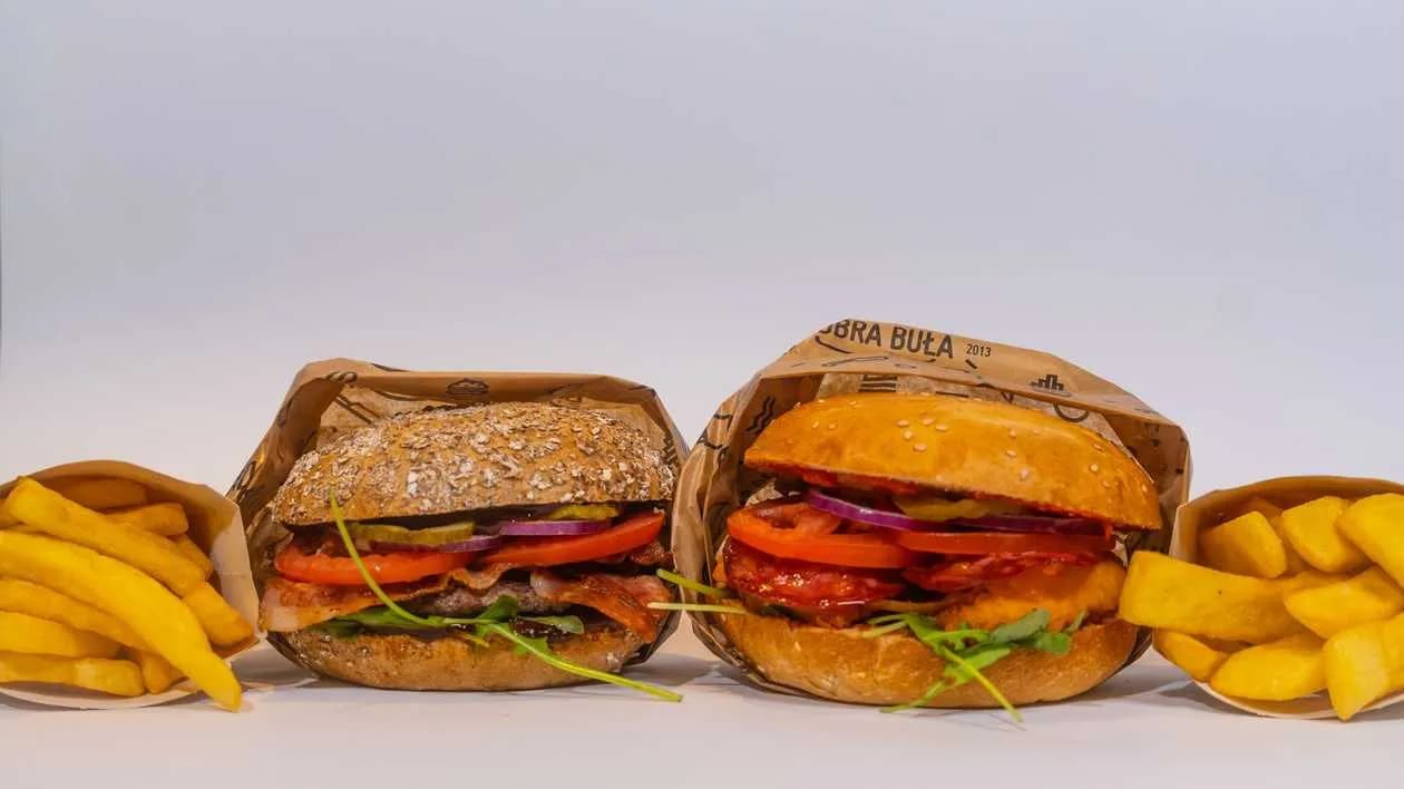 ZESTAW 2 x Burger + 2 x Frytki