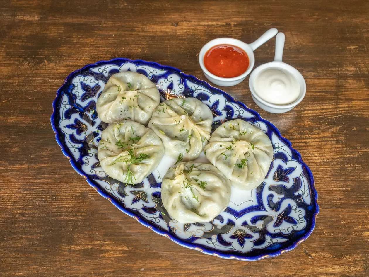 Manti with Spinach and Cheese