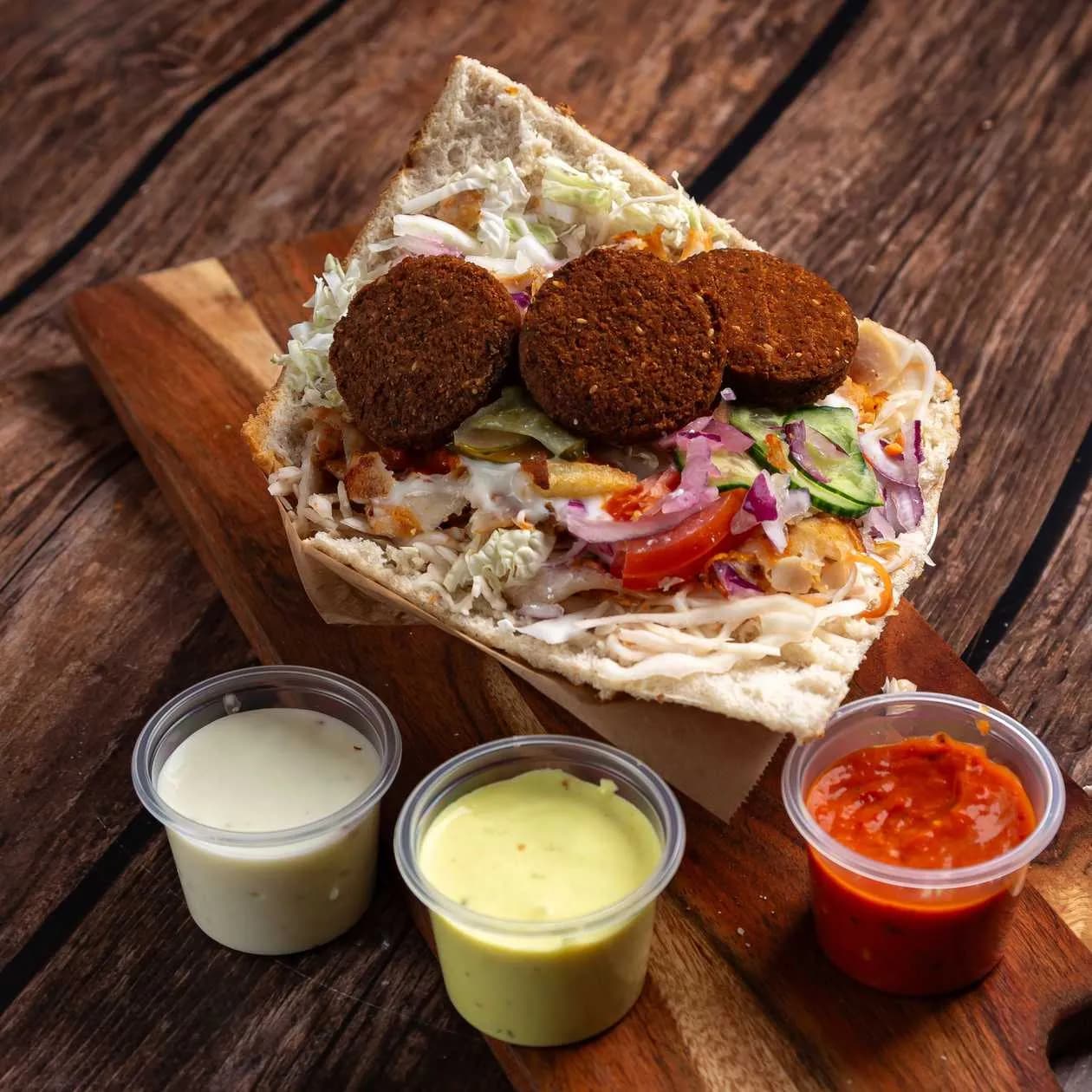 Falafel in Thick Dough