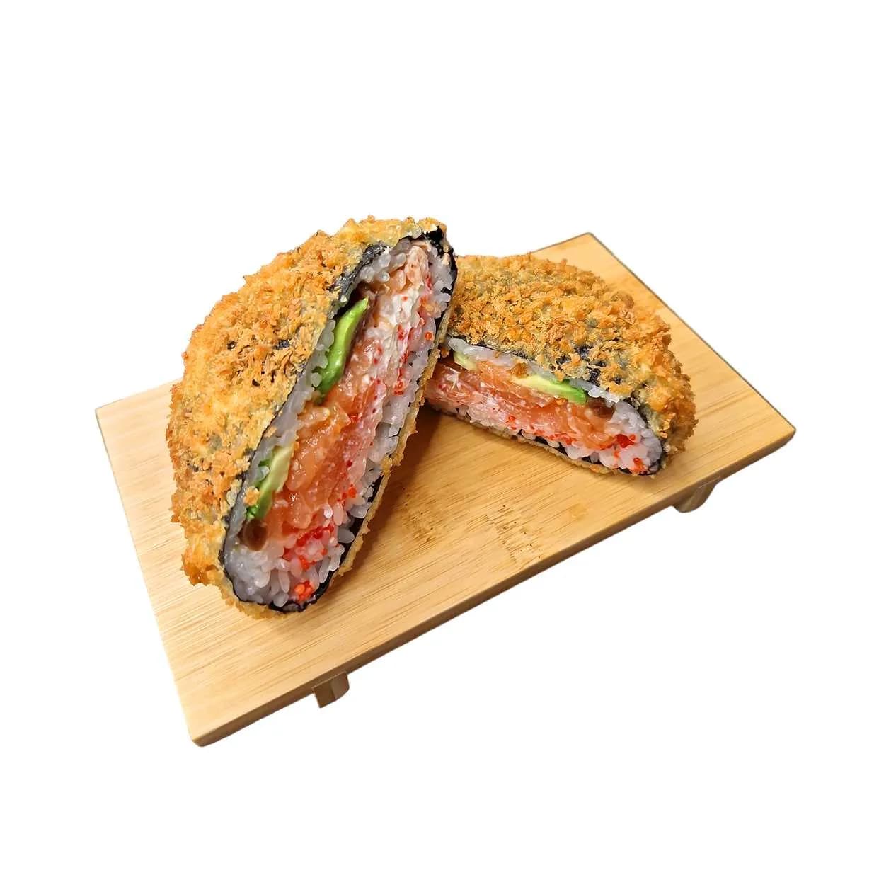 Sushi Burger z łososiem