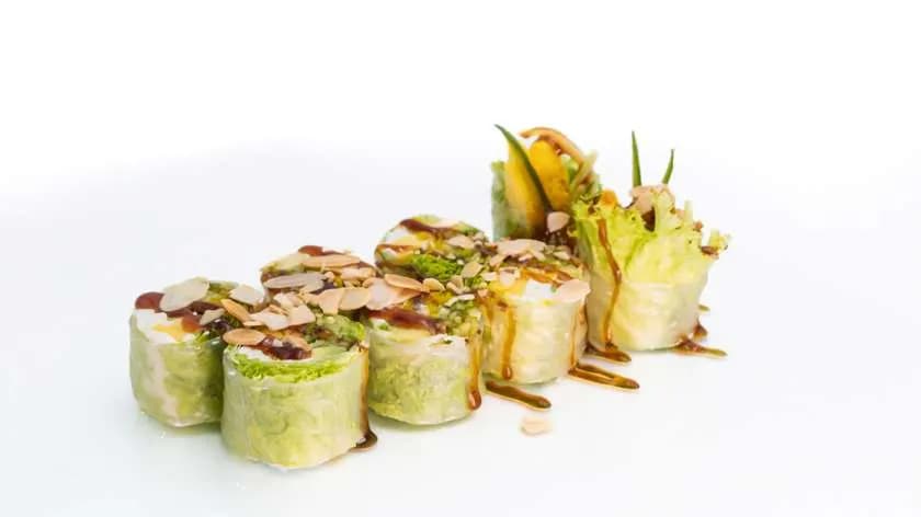 Spring roll węgorz w tempurze