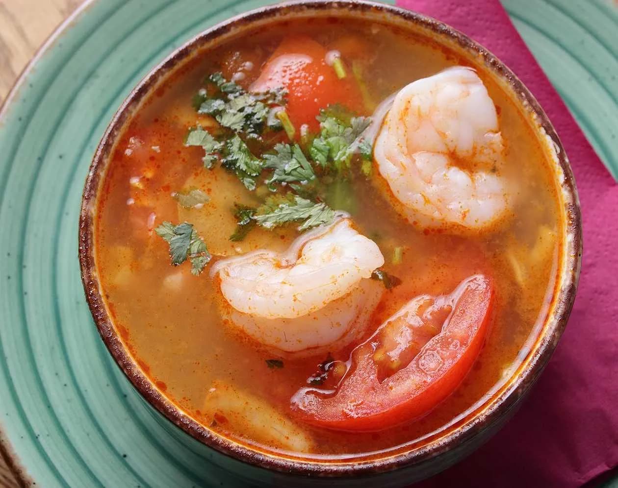 Tom Yum Shrimps Soup