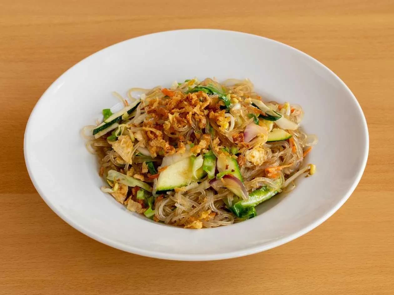 Fried Soy Noodles with Vegetables 🌿