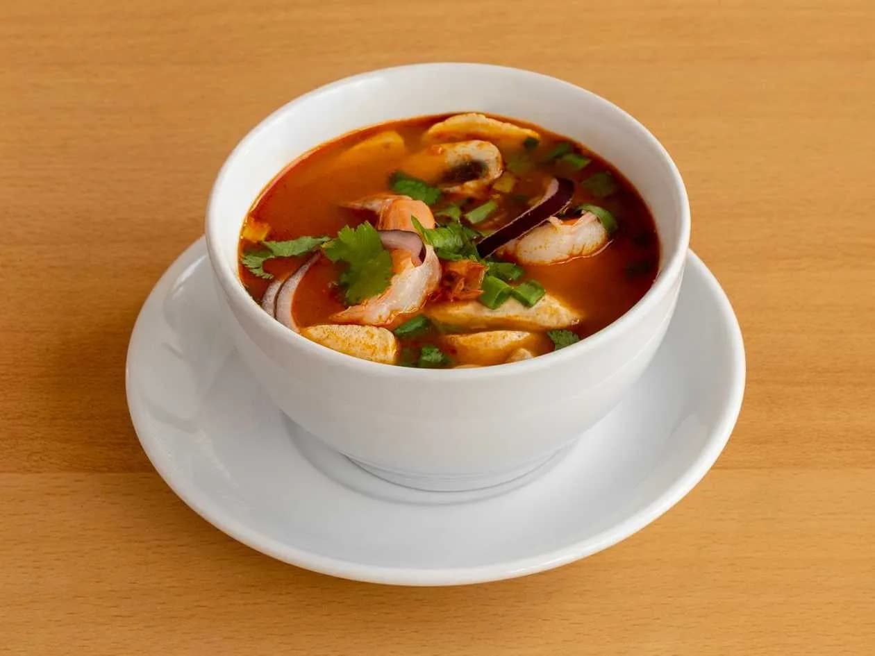 Tom Kha with Shrimp