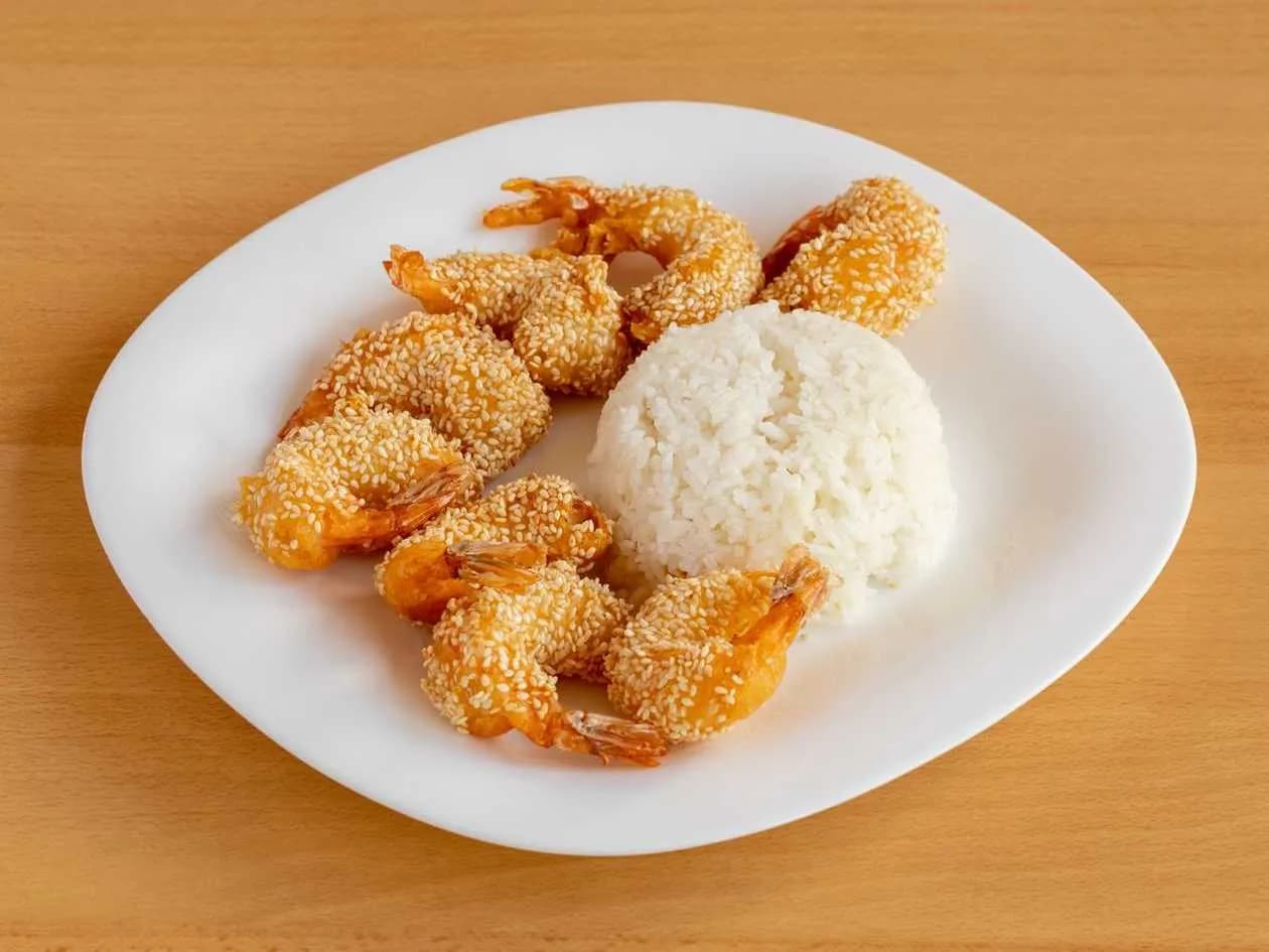 Prawns in Sesame Batter