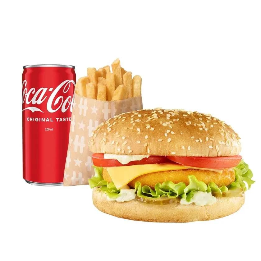 Zestaw Burger z Kurczakiem