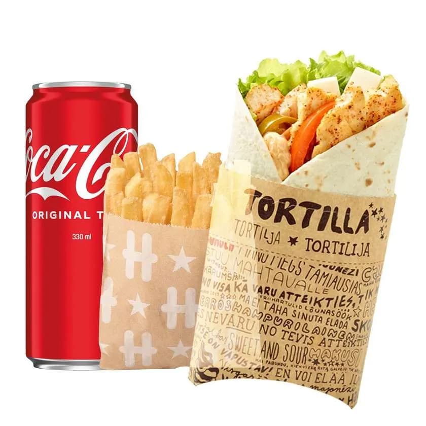 Duży zestaw Tortilla z Kurczakiem